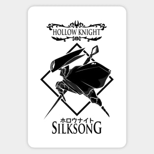 Hollow knight - Silksong black and white 2 Magnet